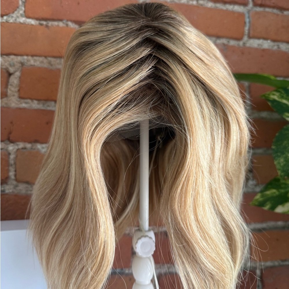 SAVOIR FAIRE Remy Human Hair Wig RAQUEL WELCH HandTied+Lace SS14/88 Golden Wheat - Picture 9 of 9